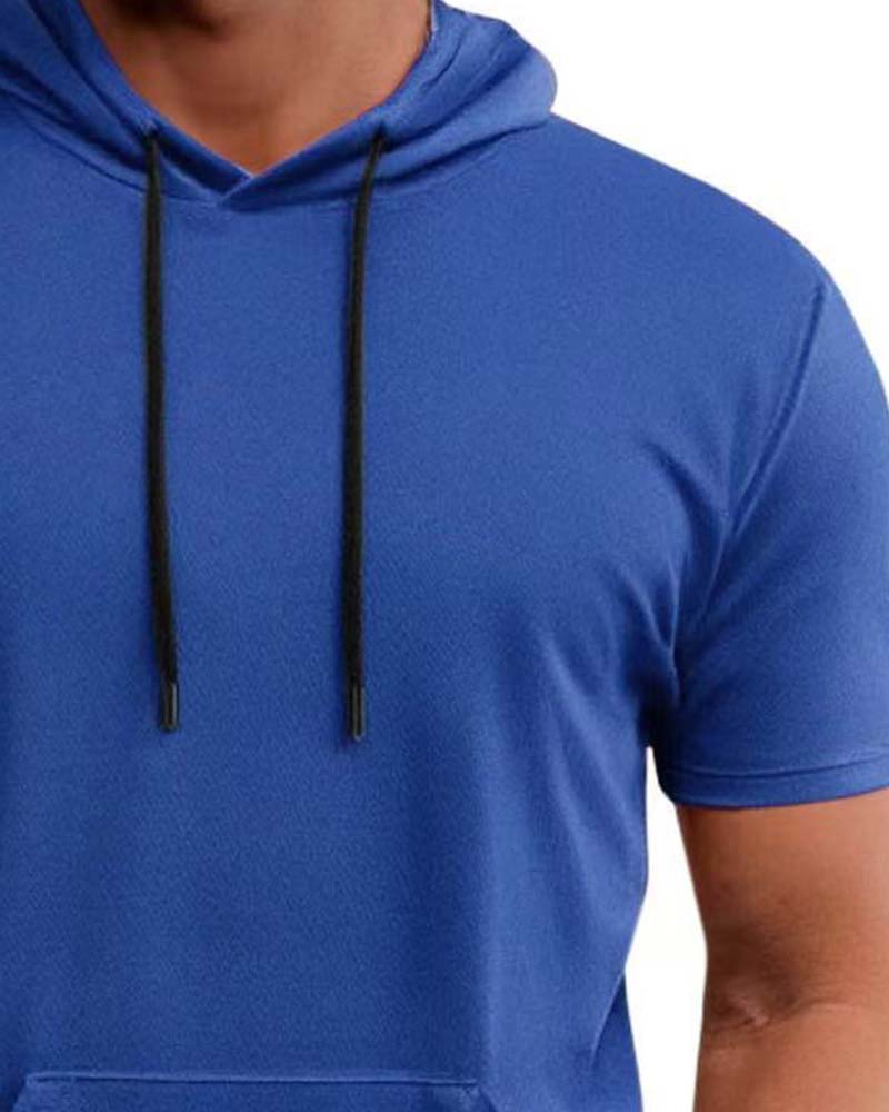 Hooded Quick Dry Short Sleeve T-Shirt