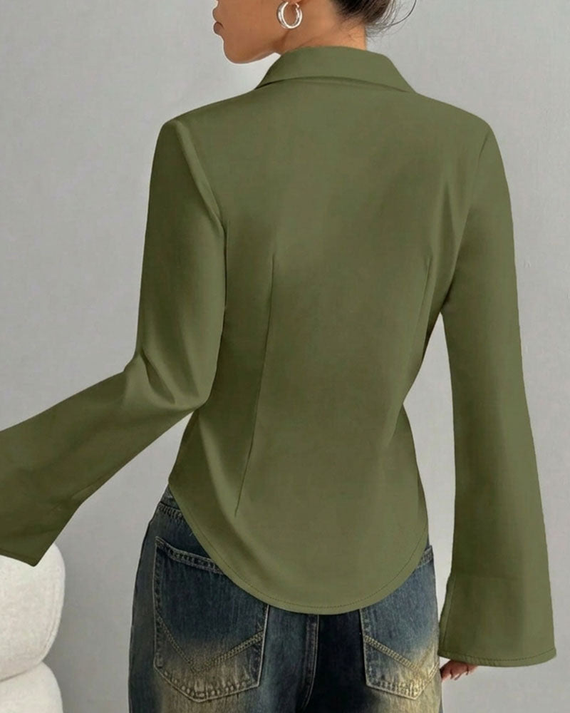 Women's Elegant Slim-Fit Blouse