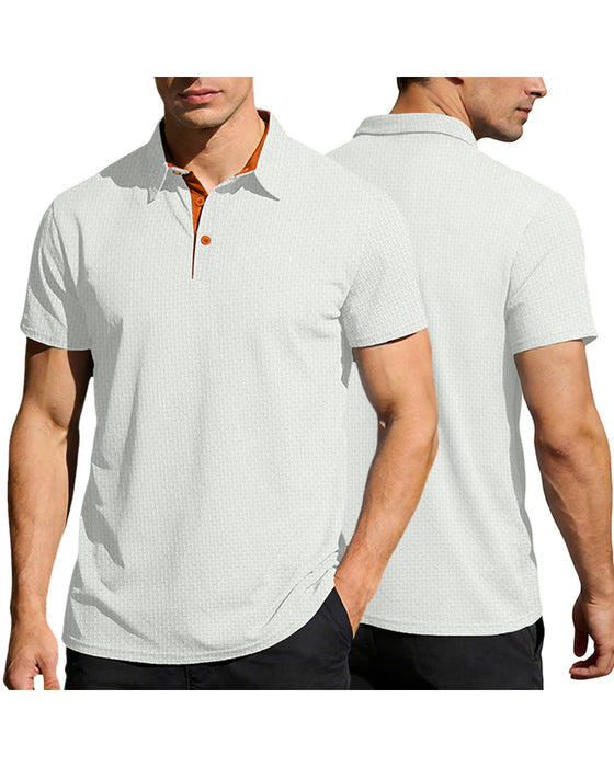Men's Solid Color Short Sleeve T-Shirt