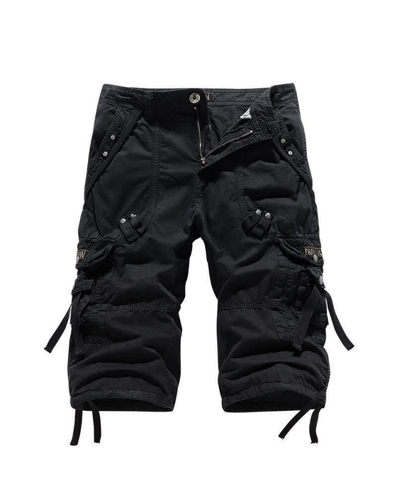 Multi-Pocket Casual Cargo Five-Minute Shorts