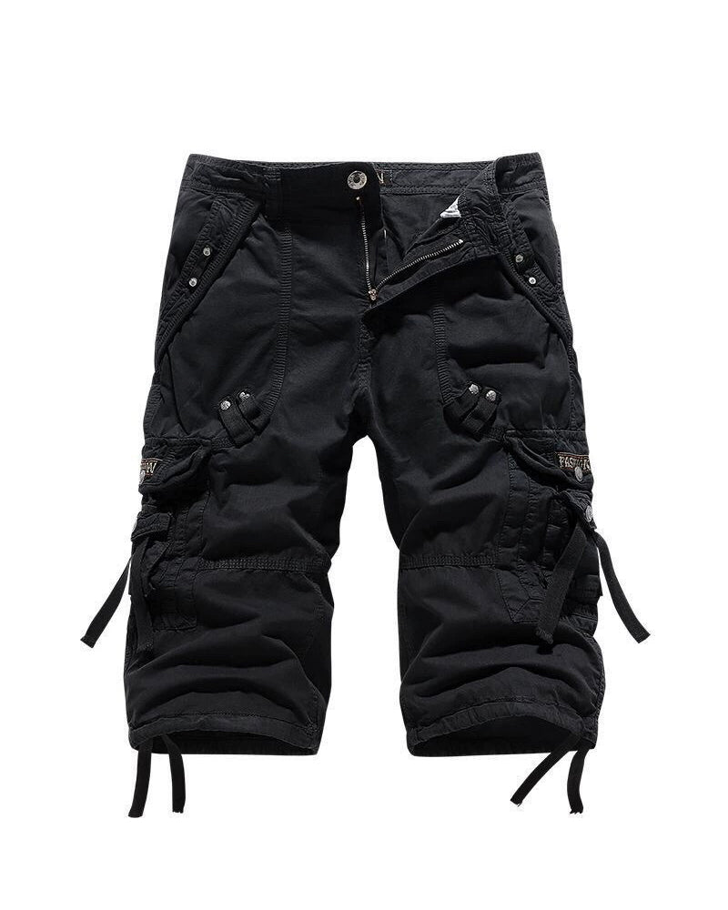 Multi-Pocket Casual Cargo Five-Minute Shorts