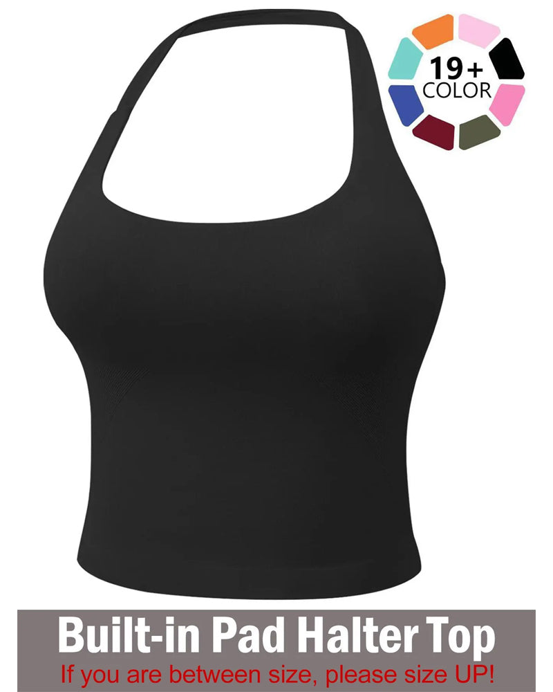 Casual Built In Bra Cami Top