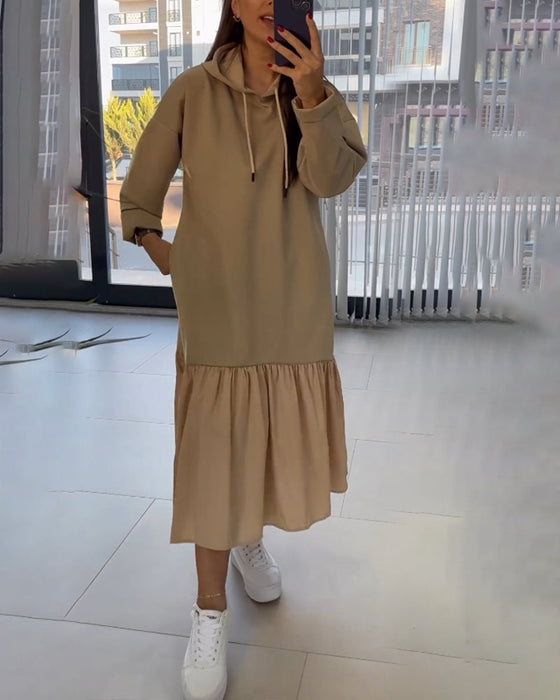 Long Sleeve Dress with Pocket