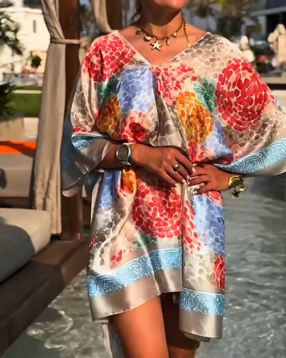 Resort Print Swimsuit Cover Up