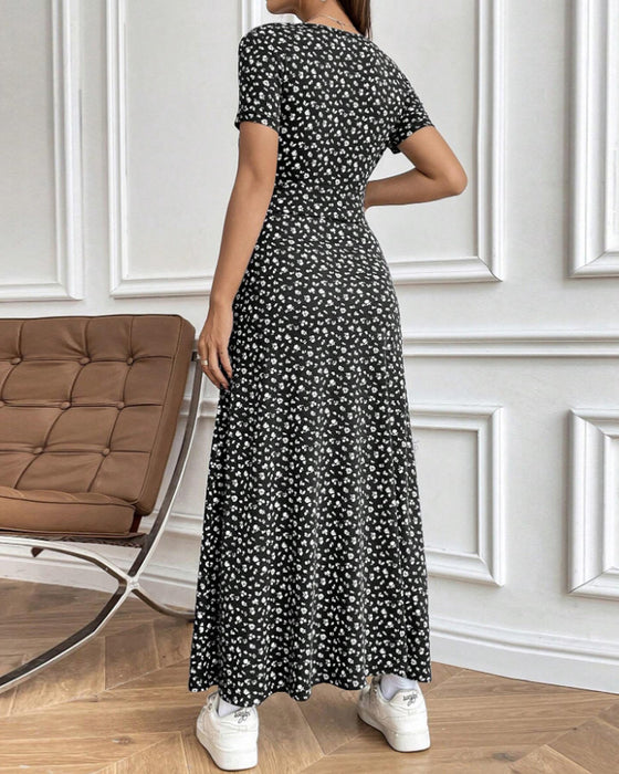 Sexy Elegant Printed Dress