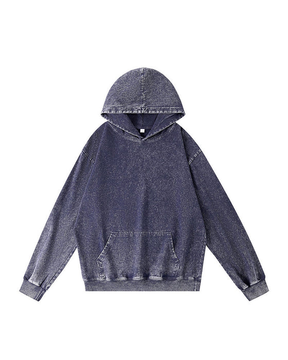 Casual Solid Pocket Hoodies