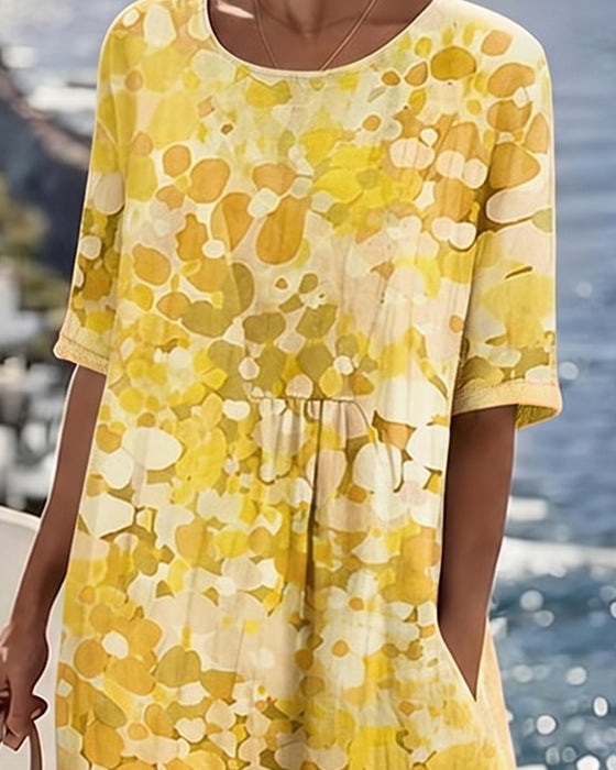 Printed Loose Dress
