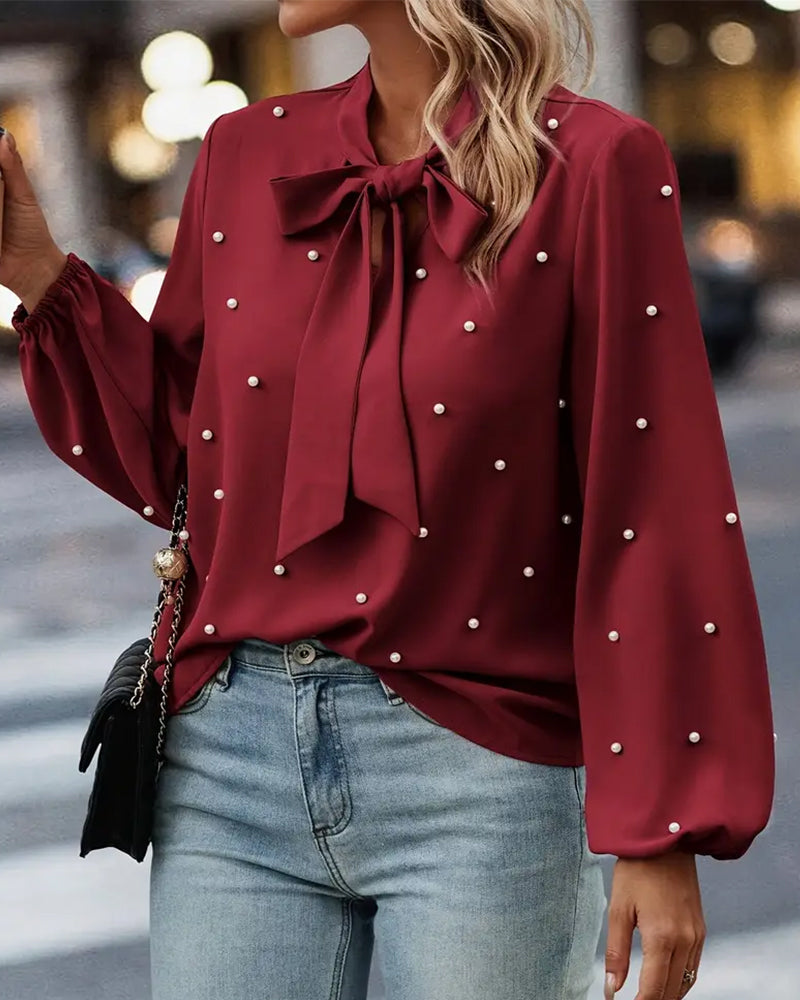 Ribbons, Beads and Temperamental Blouse