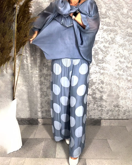 Temperament Casual Style Two-Piece Set