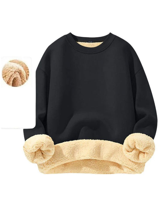 Crew Neck Solid Men's Sweatshirt