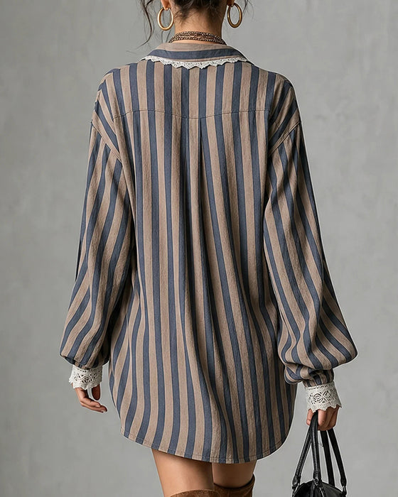 Casual Stripe Fashion Dress