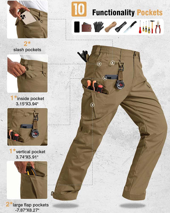 Pocket Straight Cargo Pants
