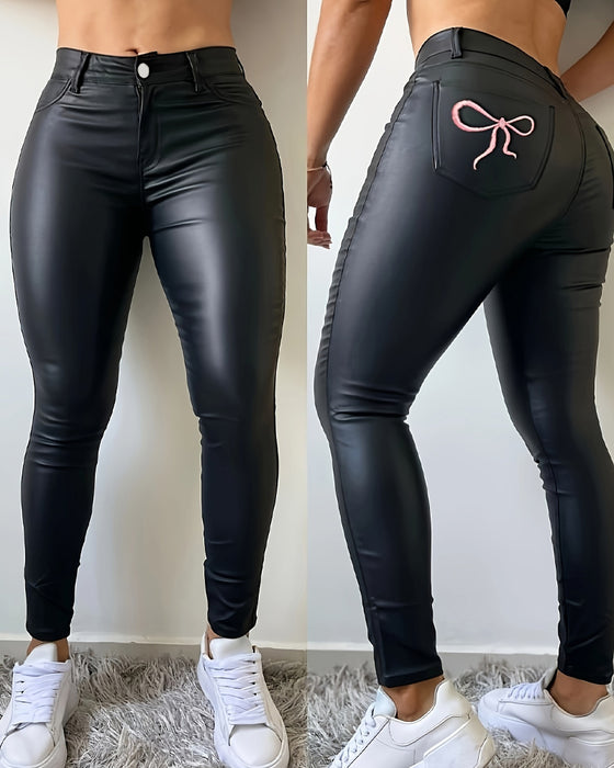 Black Stylish Stretch Leggings