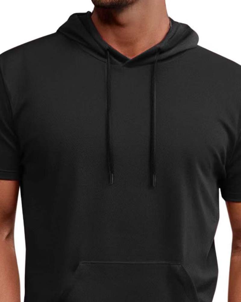 Hooded Quick Dry Short Sleeve T-Shirt