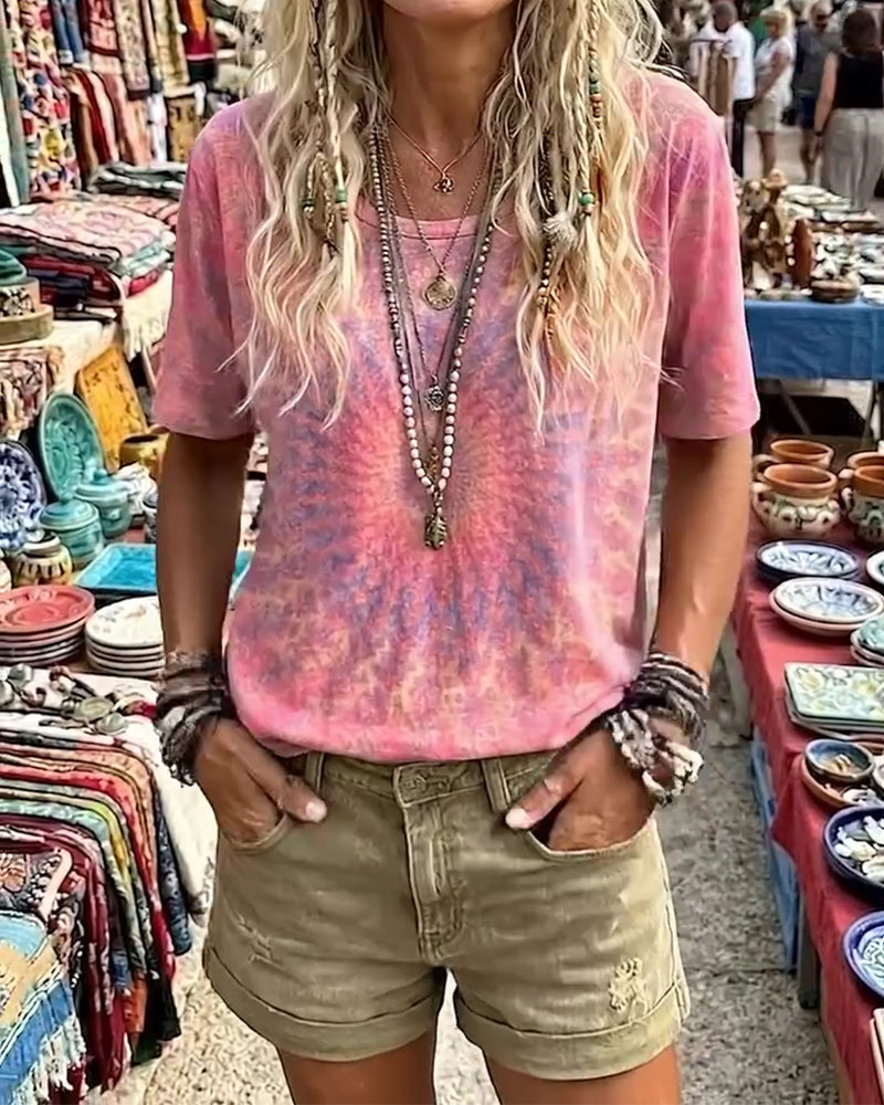 Gradient Tie-Dye T-Shirt