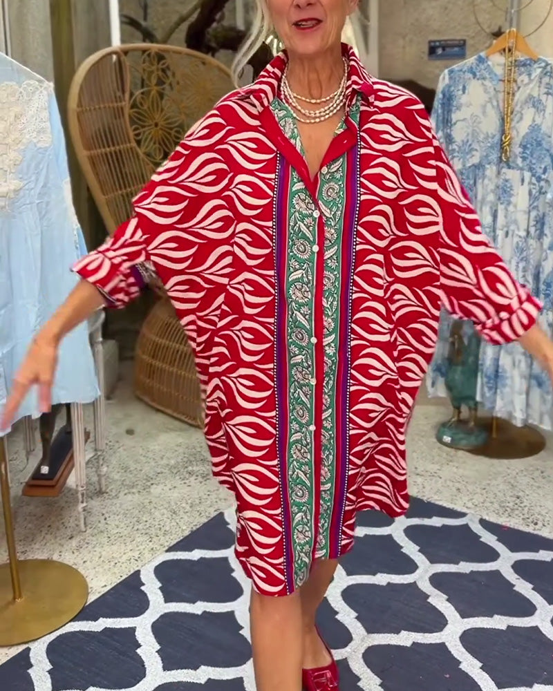 Bohemian Shirt Dress