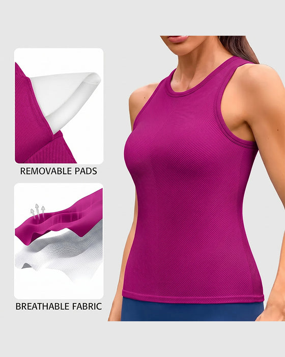 Sporty built In Bra Tank Top