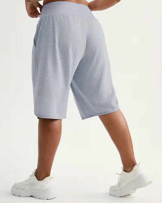 High-Waisted Wide-Leg Shorts