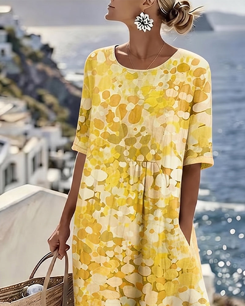 Printed Loose Dress