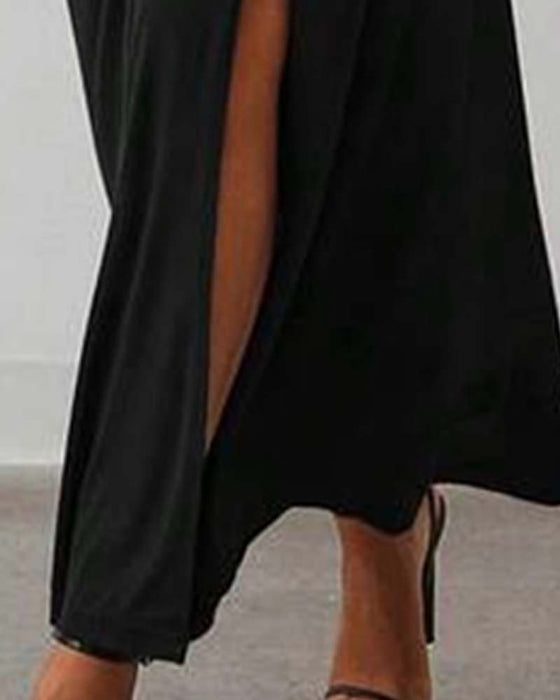 Fashion Short Sleeve Waist Dress