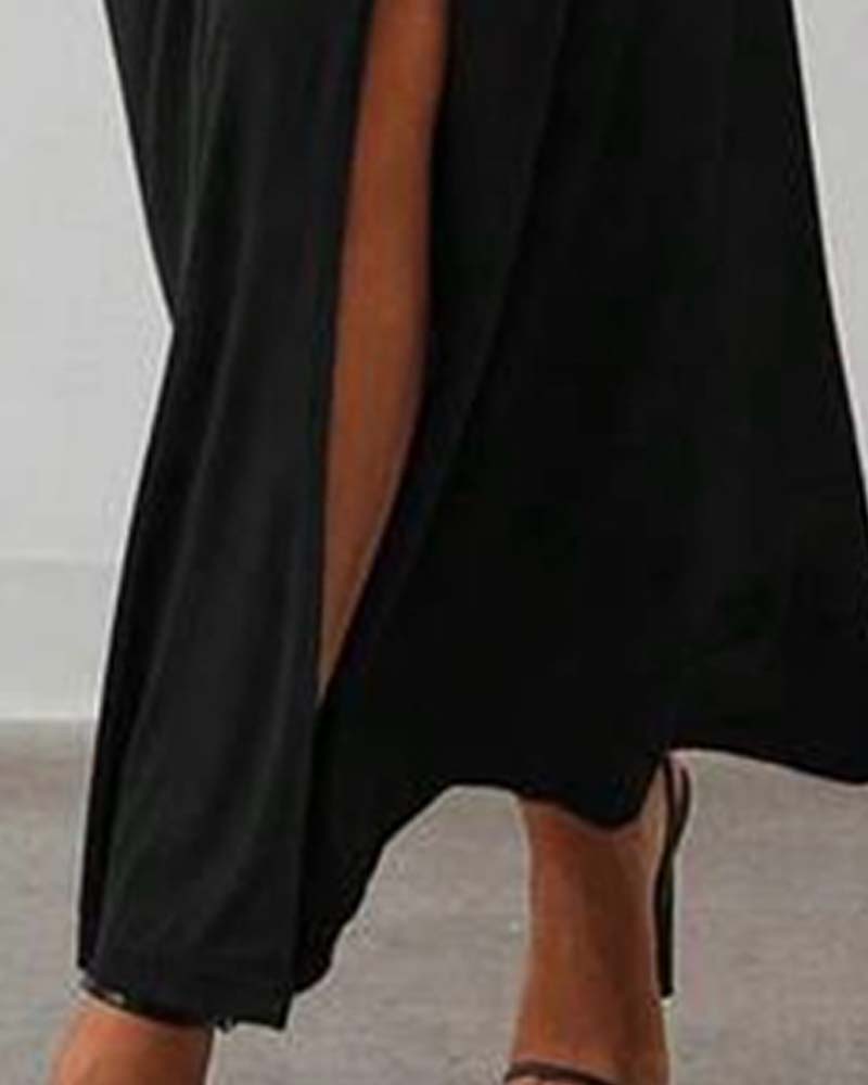 Fashion Short Sleeve Waist Dress