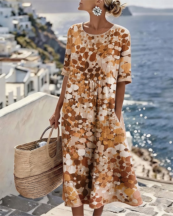 Printed Loose Dress
