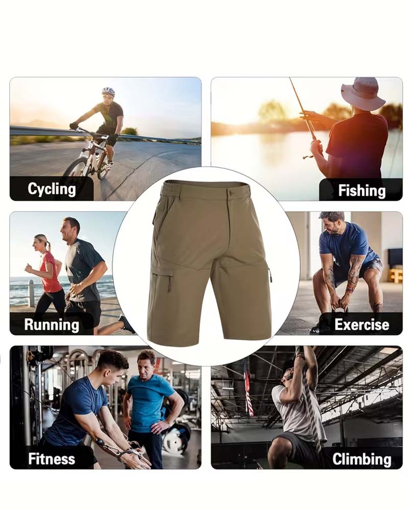 Men's Casual Solid Color Shorts