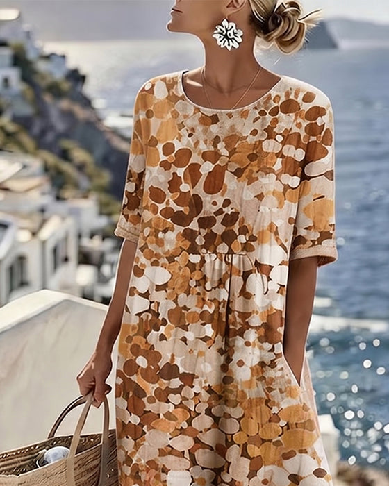 Printed Loose Dress