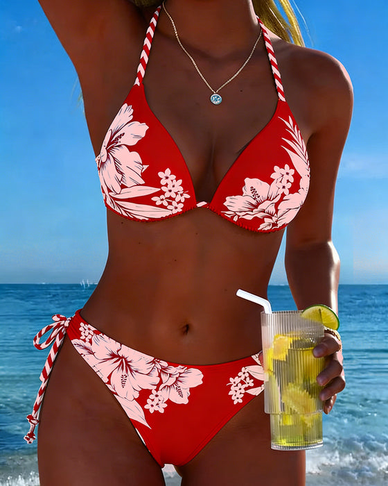 Simple Sexy Halter Neck Bikini