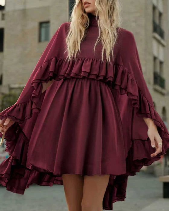 Elegant Chiffon Camisole Dress Two-Piece Set