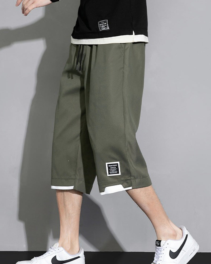 Sport Casual Cropped Pants