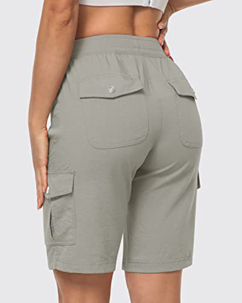 Women's Quick-Dry Cargo Shorts With Pockets