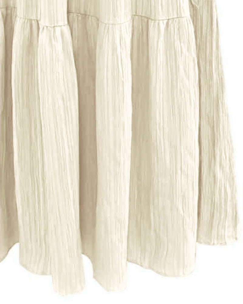 Fashion Solid Halter Dress