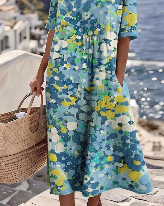 Printed Loose Dress