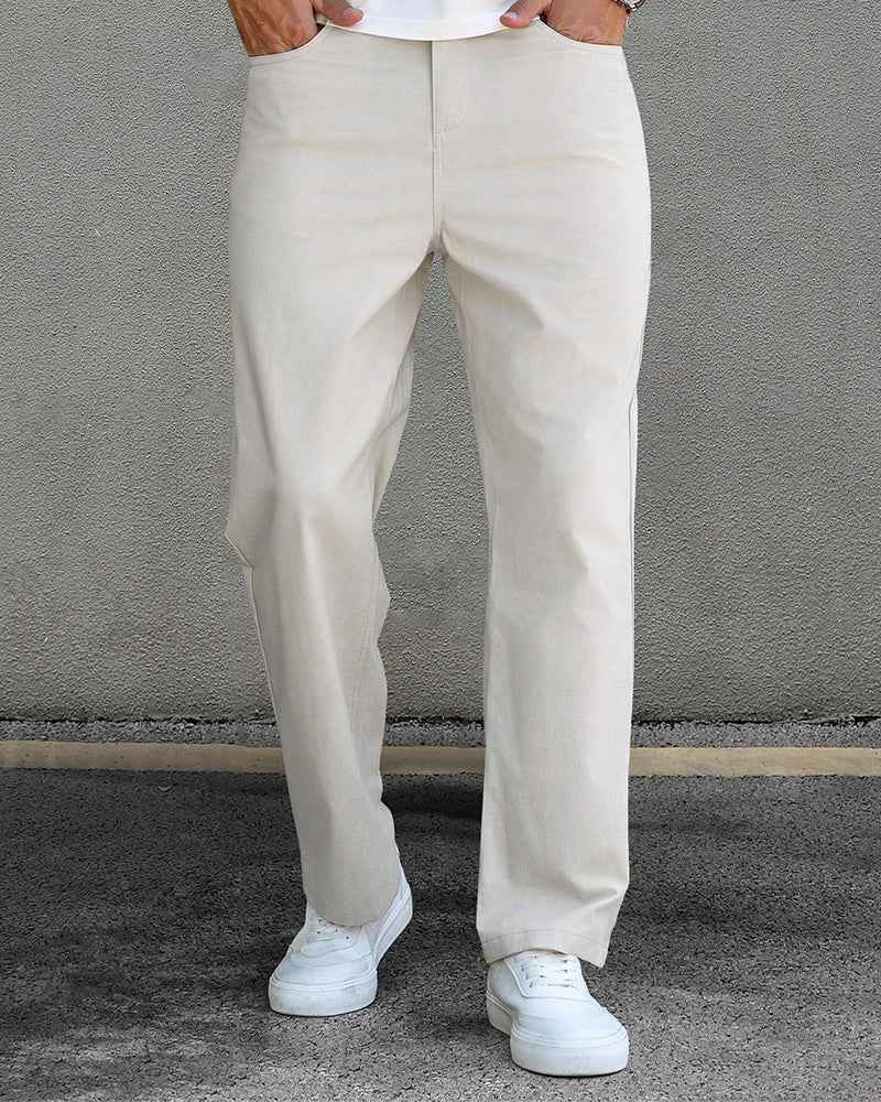 Men's Straight Leg Casual Pants