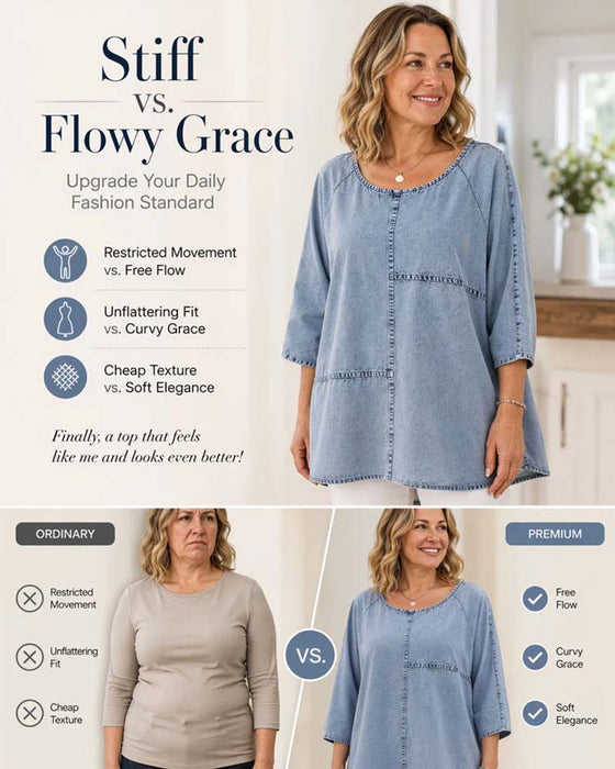Solid Plus Size T-Shirt
