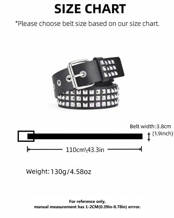 Punk Rivet Trendy Belt