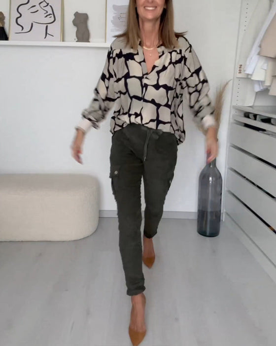 Casual Pants with Pockets