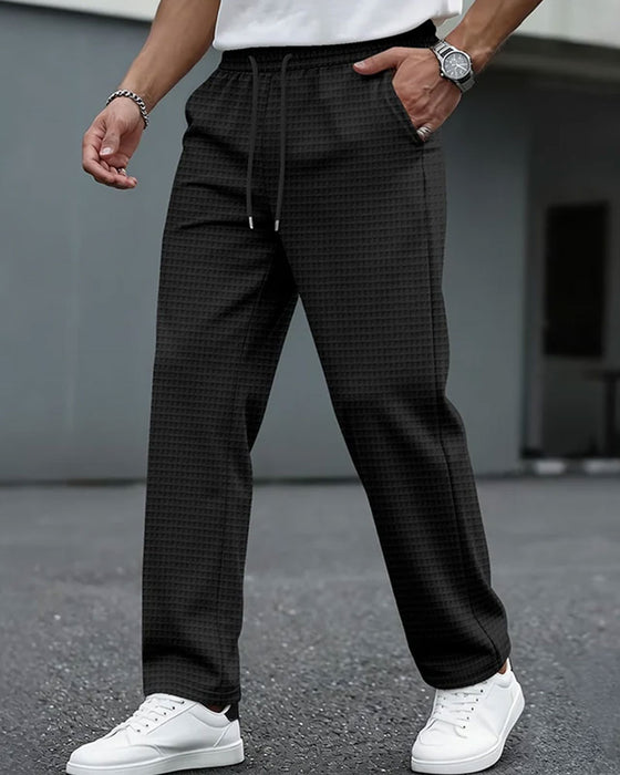 Solid Color Men's Sweat Pants