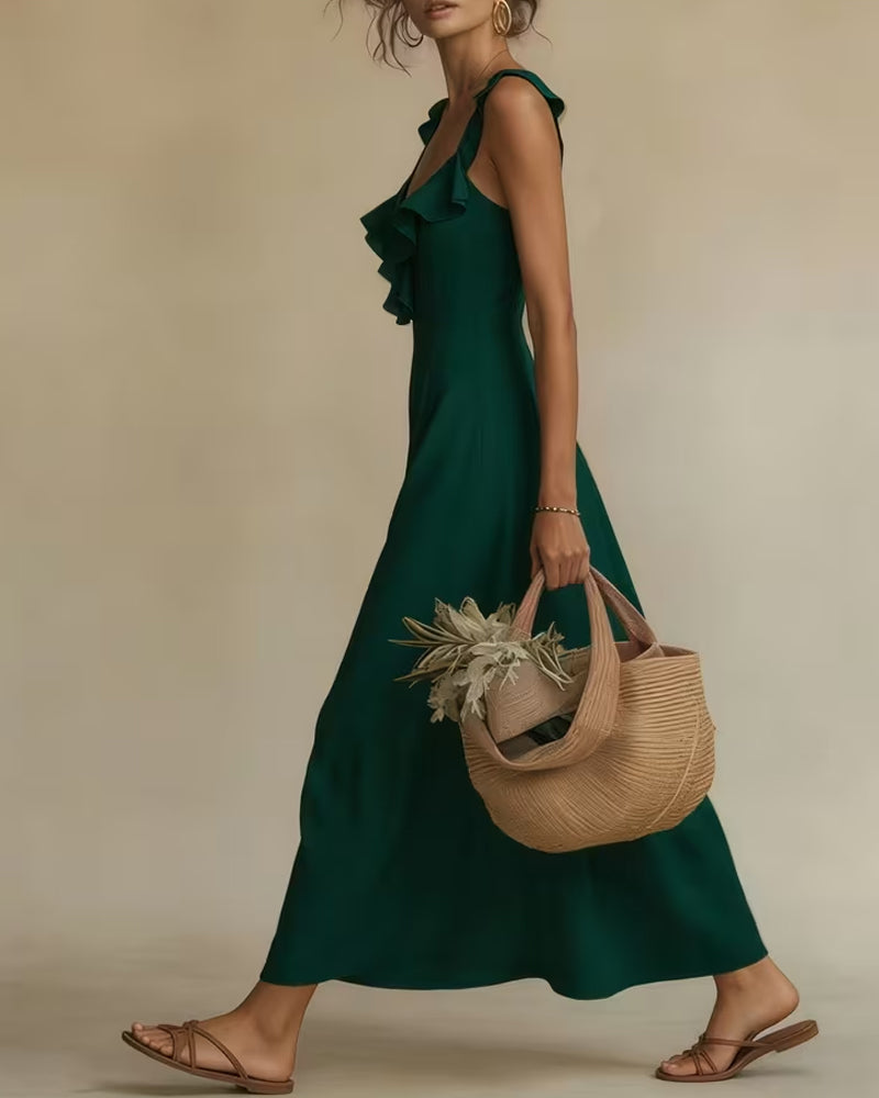 Ruffle Sleeveless Dresses