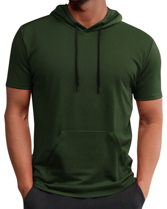 Hooded Quick Dry Short Sleeve T-Shirt