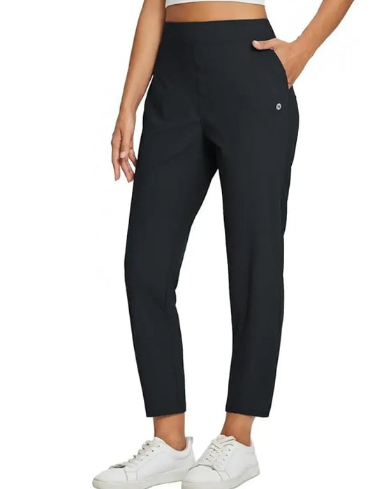 Solid Color Nine Points Pants
