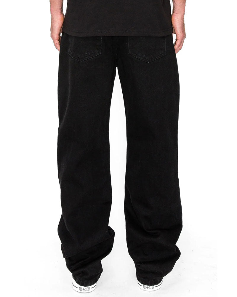 Men's All Match Solid Color Denim Pants