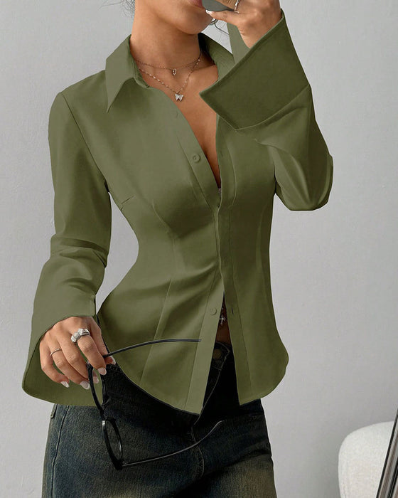 Women's Elegant Slim-Fit Blouse