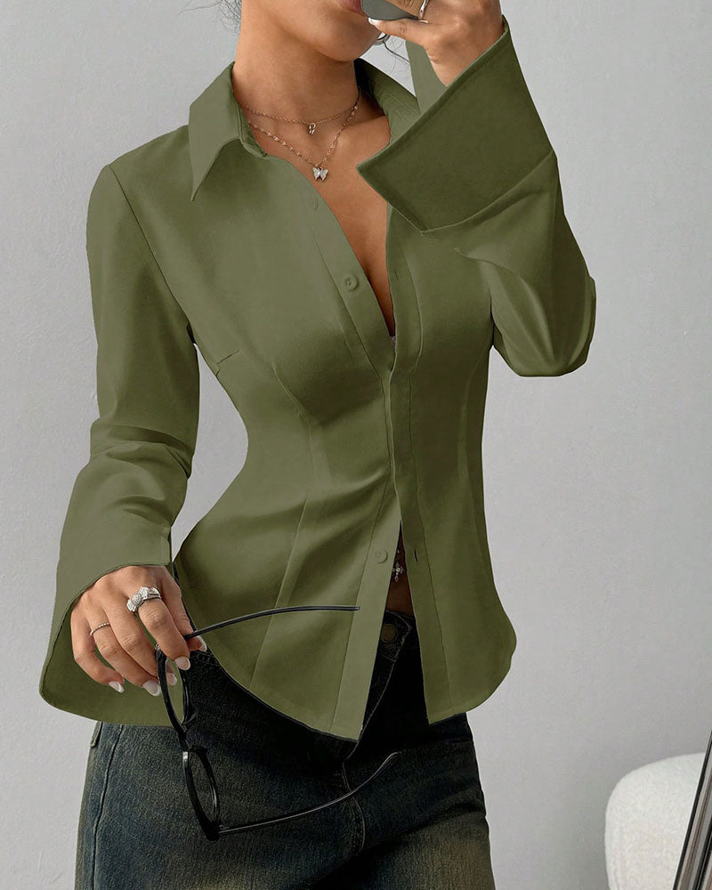 Women's Elegant Slim-Fit Blouse
