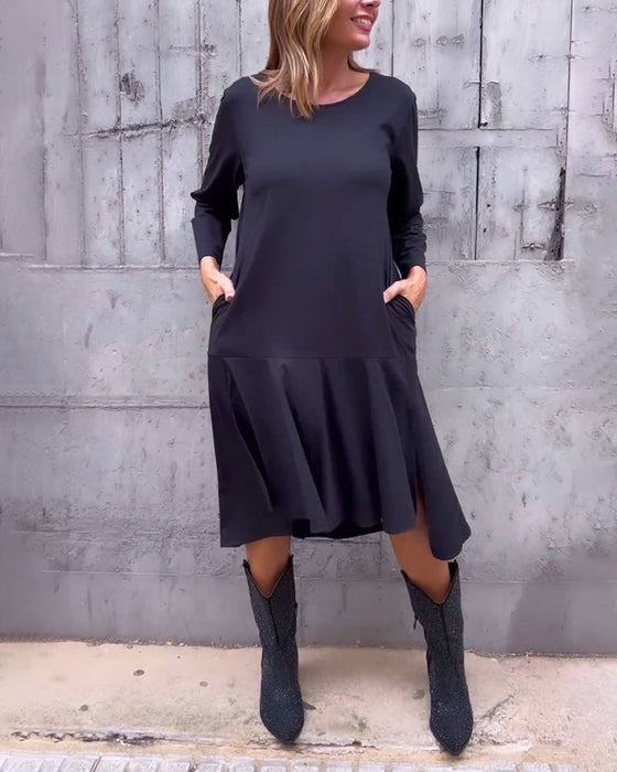 loose dress with pocket