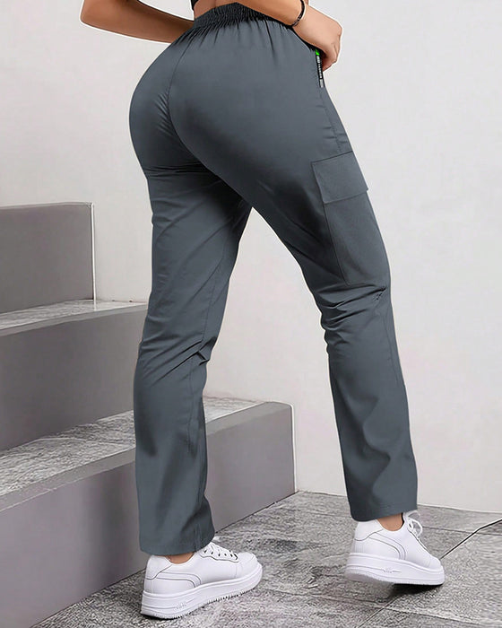 Loose Large-Pocket Casual Work Pants