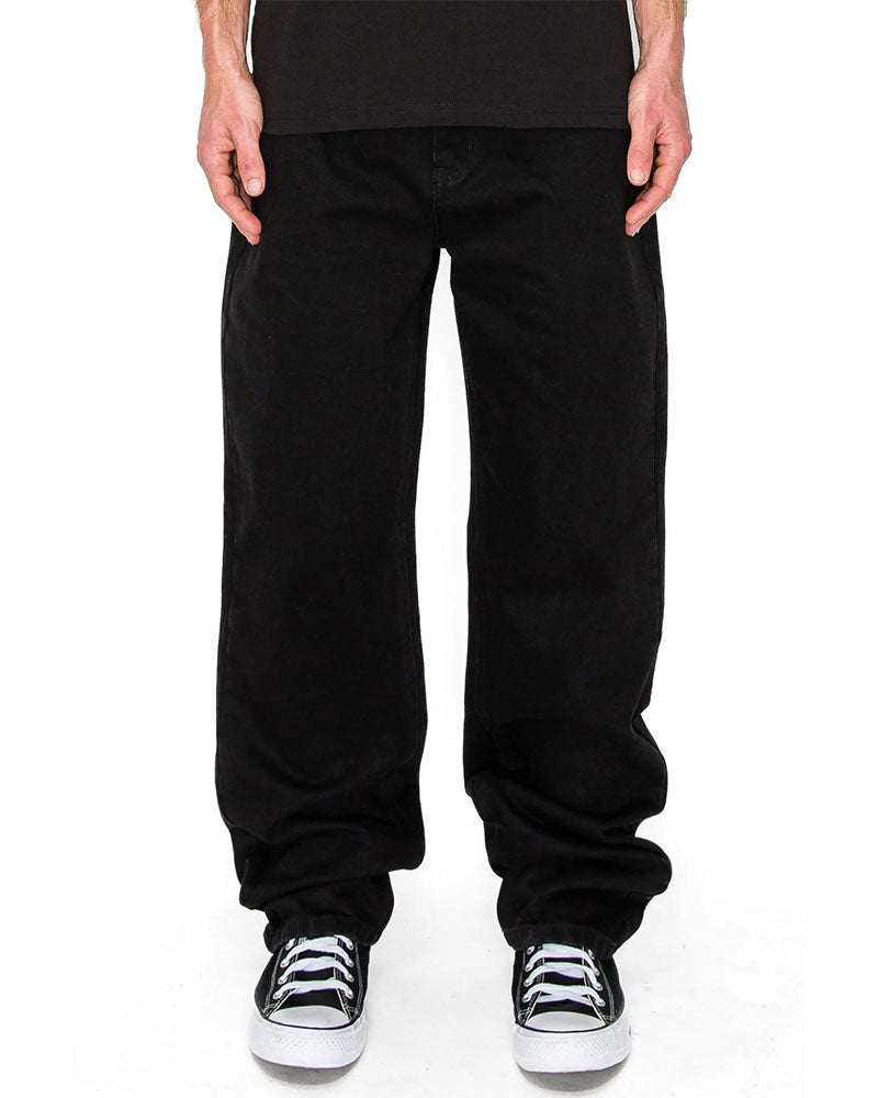 Men's All Match Solid Color Denim Pants