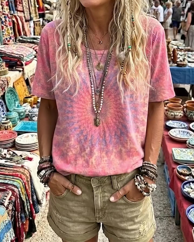 Gradient Tie-Dye T-Shirt