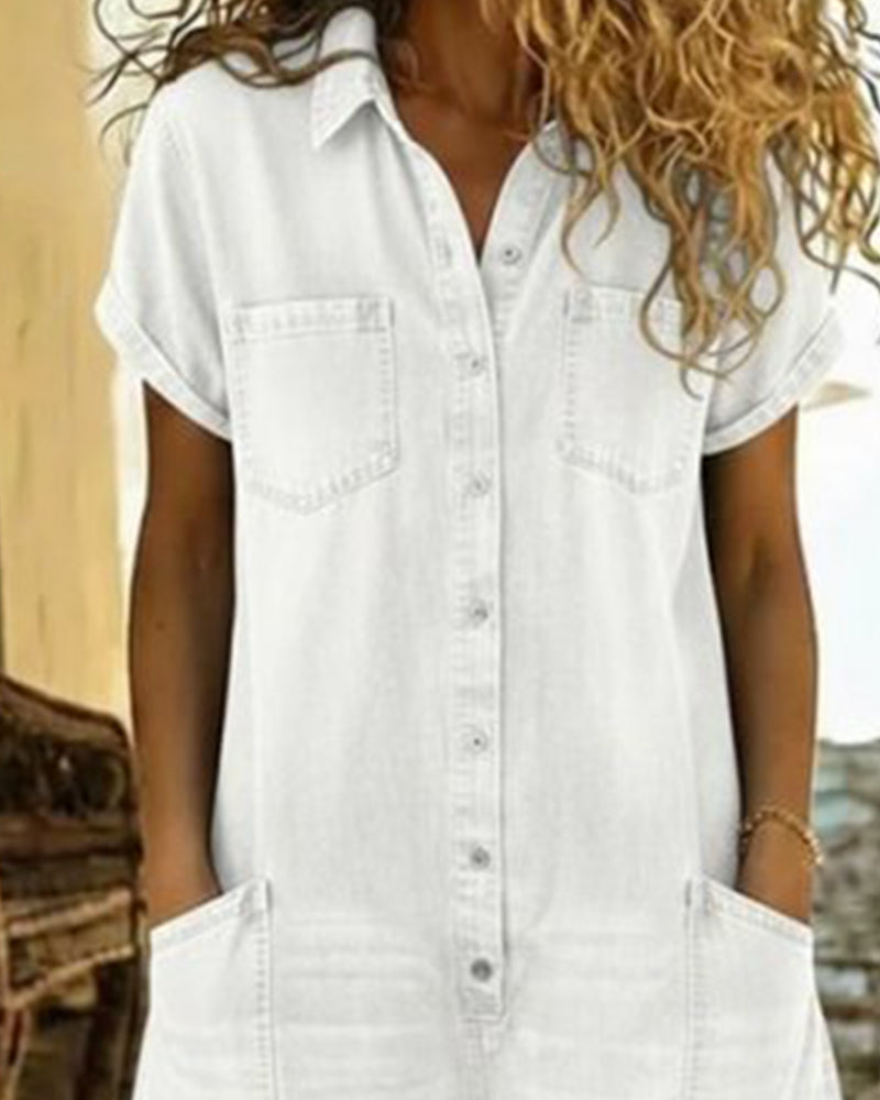 Short Sleeve Jumpsuits